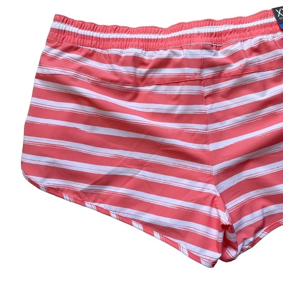 Columbia Women’s Bogata Bay Stretch UPF 50 Print Shorts Size XXL Coral Stripe - Picture 6 of 9